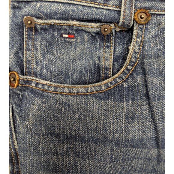 Tommy Hilfiger Men’s Bootcut Jeans 31x30 Blue Denim Premium Vintage Look - Picture 6 of 12